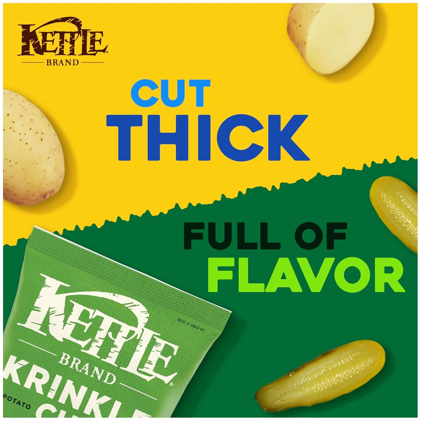Kettle_Brand_Potato_Chips_Krinkle_Cut_Dill_Pickle,_7.5_Oz
