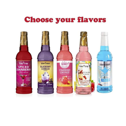 (Variety_of_Flavors)_Jordan's_Skinny_Mixes_Syrups,Sugar_Free_Flavor_Infusion,_25.4_Fl_Oz,_Pack_of_1_NEW_!!!