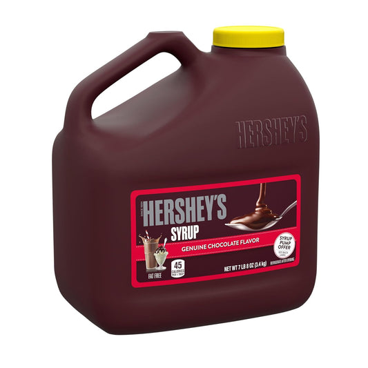 HERSHEY'S_Chocolate_Syrup_Bulk_Jug__-_fat_free_and_gluten_free_genuine_chocolate_flavored_syrup_packaged_in_a_closeable_bulk_jug_with_a_syrup_pump