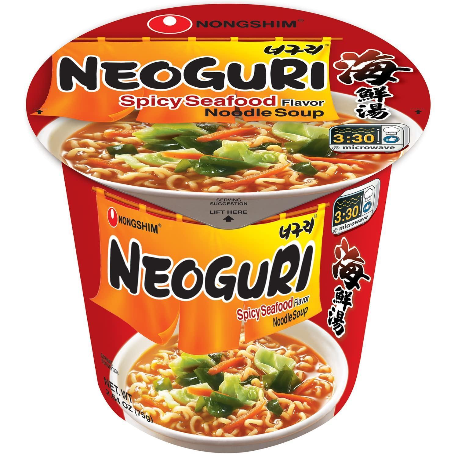 Nongshim_Ramen_Noodles,_Gourmet_Instant_cup,_Premium_Microwavable_Noodle_Soup,_Neoguri_Spicy_Seafood,_2.64_Ounce_(Pack_of_6)