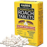 Harris Roach Tablets, Boric Acid Roach and Insects Killer with Lure, Alternative to Bait Traps