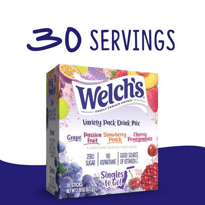 Singles_To_Go_Variety_Pack,_Watertok_Powdered_Drink_Mix,_Includes_4_Flavors,_Grape,_Passion_fruit,_Strawberry_Peach,_Cherry_Pomegranate,_1_Box_(30_Servings)