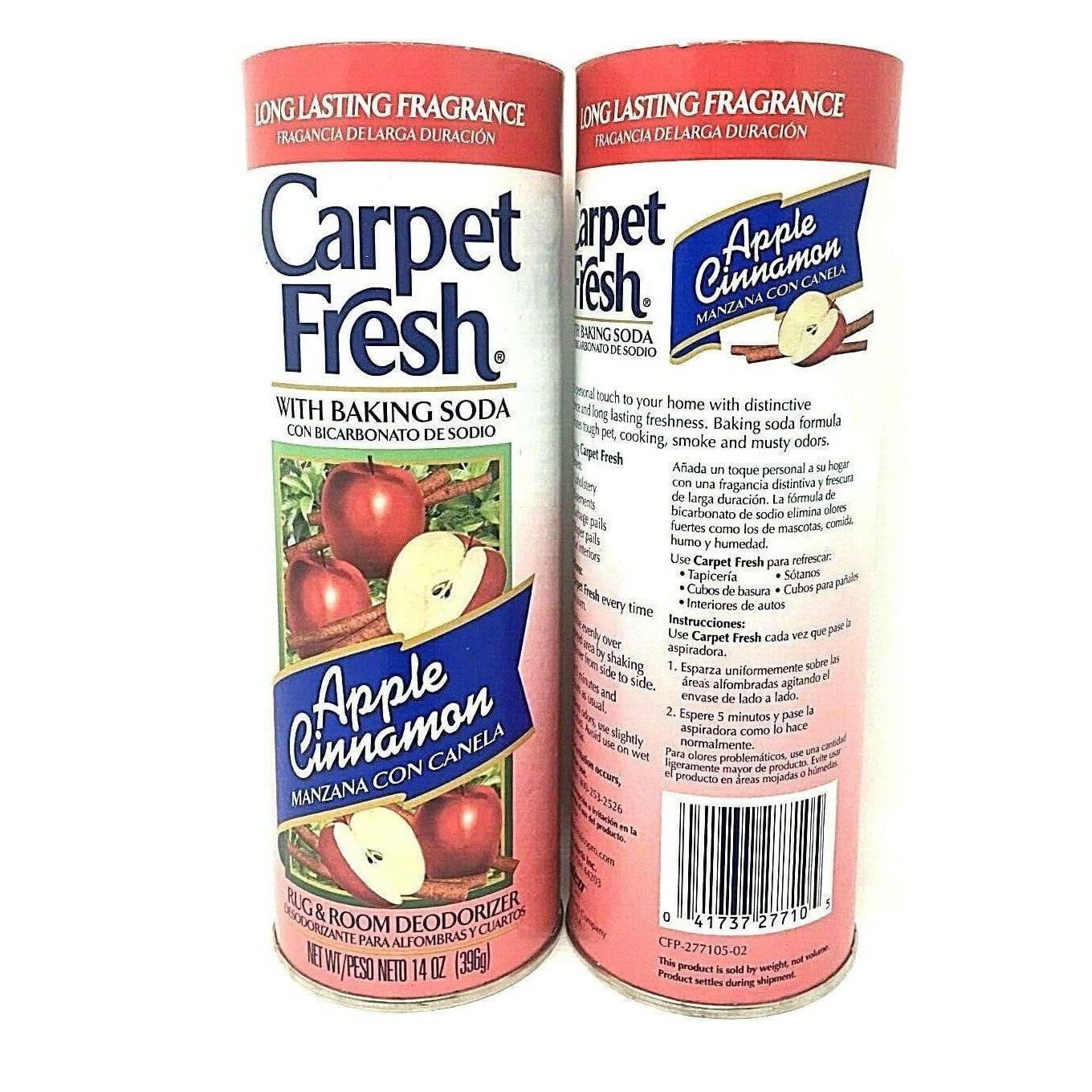 Carpet_Fresh_Pack_of_Two_Rug_and_Room_Deodorizer_with_Baking_Soda,_14_oz._Apple_Cinnamon_pack_of_2_Fragrance
