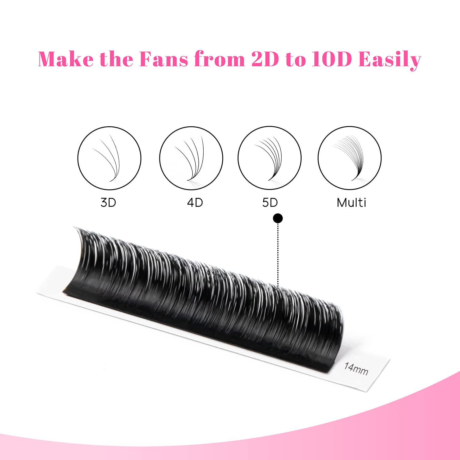 TDANCE_Easy_Fan_Lash_Extension_Rapid_Blooming_Volume_Eyelash_Extensions_C_CC_D_DD_J_B_L_Curl_0.03-0.12mm_Thickness_Easy_Fan_Volume_Lashes_Self_Fanning_Eyelashes_Extension_(D-0.07,14-19mm)_Makeup_Cosmetic