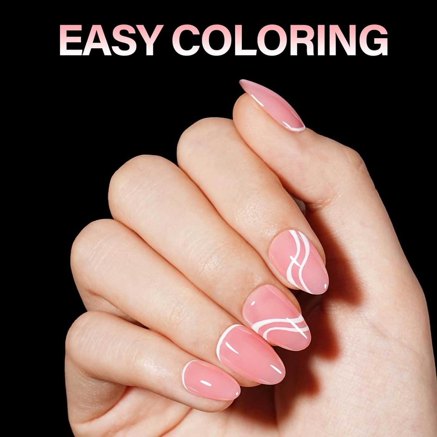 AILLSA_Short_Almond_Nail_Tips_Soft_Gel_Pre-Shaped_Acrylic_Nail_Tips_Half_Matte_Full_Cover_Nail_Tips_Clear_Gelly_Press_on_Flase_Nail_Tips_for_Extension_Nail_Manicure_Home_DIY_216PCS_12Sizes