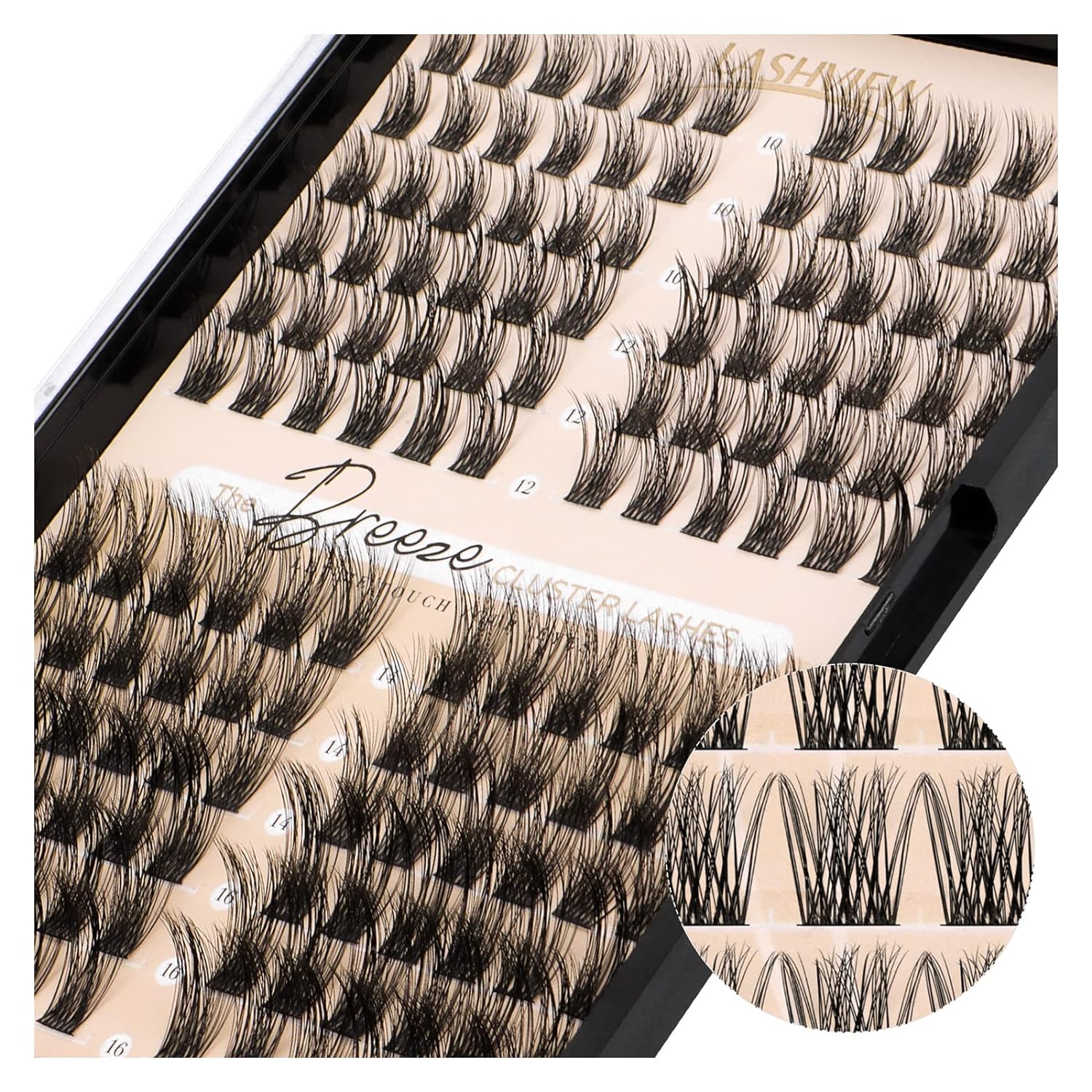 LASHVIEW_Lash_Clusters,_144_Pcs_Cluster_Lashes,_DIY_Cluster_Eyelash_Extensions_Mega_Volume_Reusable_Individual_Lashes_Cluster_Volume_Look_Super_Thin_Band_&_Soft(Volume,C-10-16mix)_Lightweight_Makeup_Salon_Cosmetic_Eyelashes_Extensions