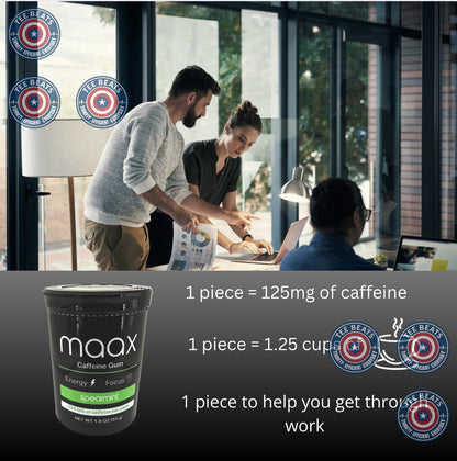 Maax_Caffeine_Energy_Gum_|_Focus_125mg_of_per_piece_Spearmint_25_pieces_container
