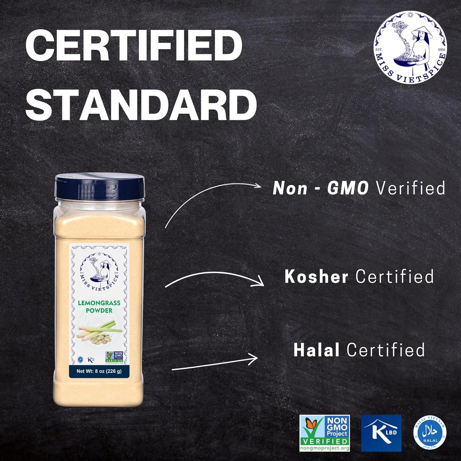 MISS_VIETSPICE_Lemongrass_Powder,_8_Oz_(226_gr),_Non-GMO,_Soured_from_Vietnam,_Ground_Lemongrass,_Lemongrass_Herb,_Lemon_Grass_Stalks,_Flavored_Herb_For_Cooking,_Smoothies,_Tea