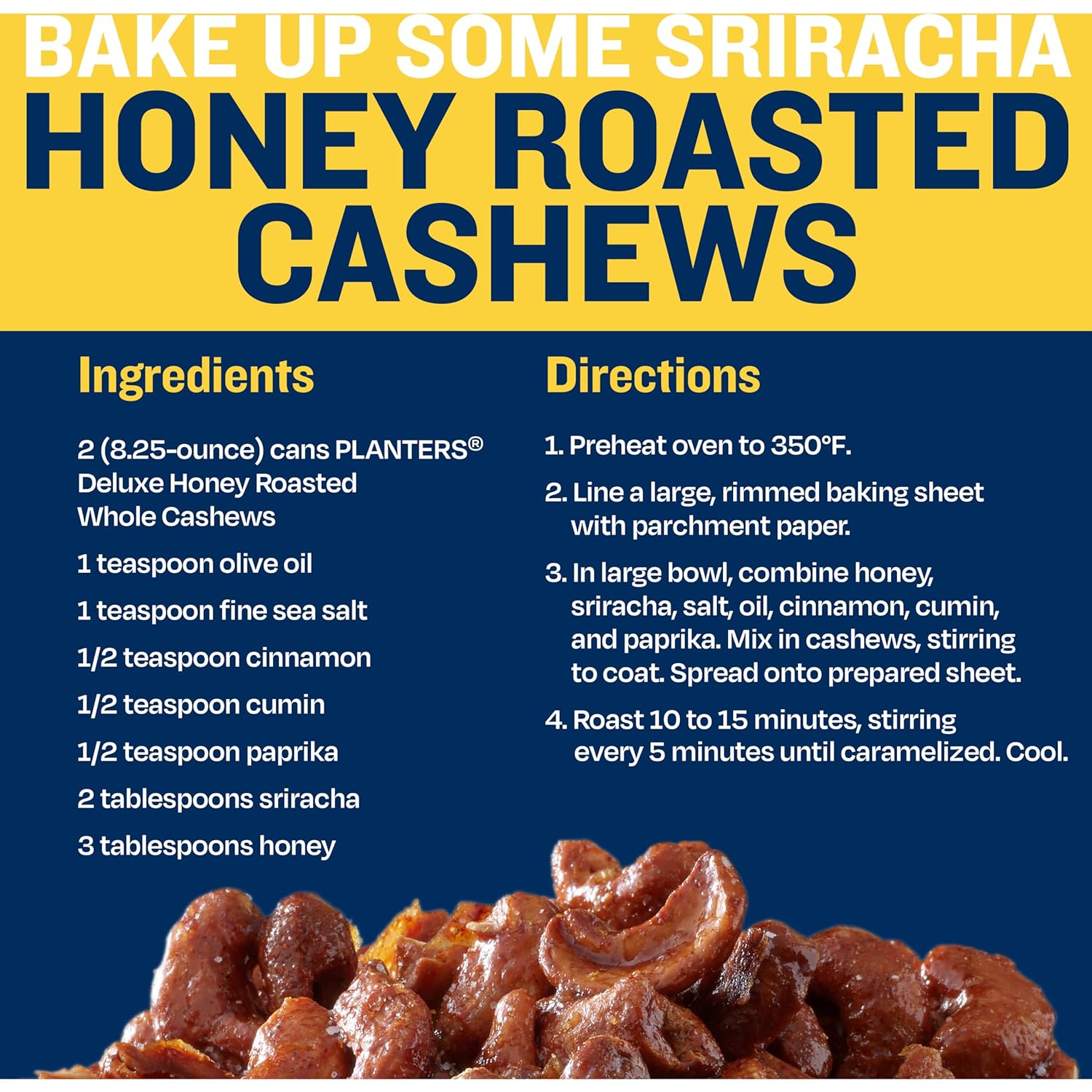 PLANTERS_Deluxe_Honey_Roasted_Whole_Cashews,_Sweet_and_Salty_Snacks,_8.25oz_-_1_Canister_Nut_Crunch_Crunchy