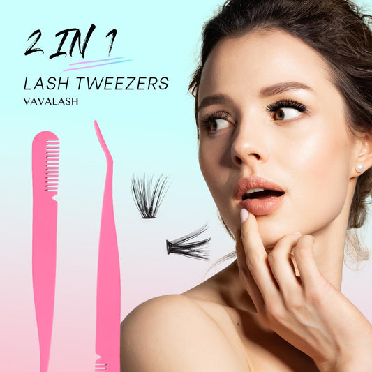 VAVALASH_DIY_Lash_Extension_Kit_with_280_Clusters_of_Individual_Lashes_-_30D_and_40D,_0.07D_-_10-16mm_Mixture_-_Lash_Clusters,_Lash_Bond,_Seal_and_Lash_Tweezer_for_Eyelash_Extensions_at_Home_-_Makeup
