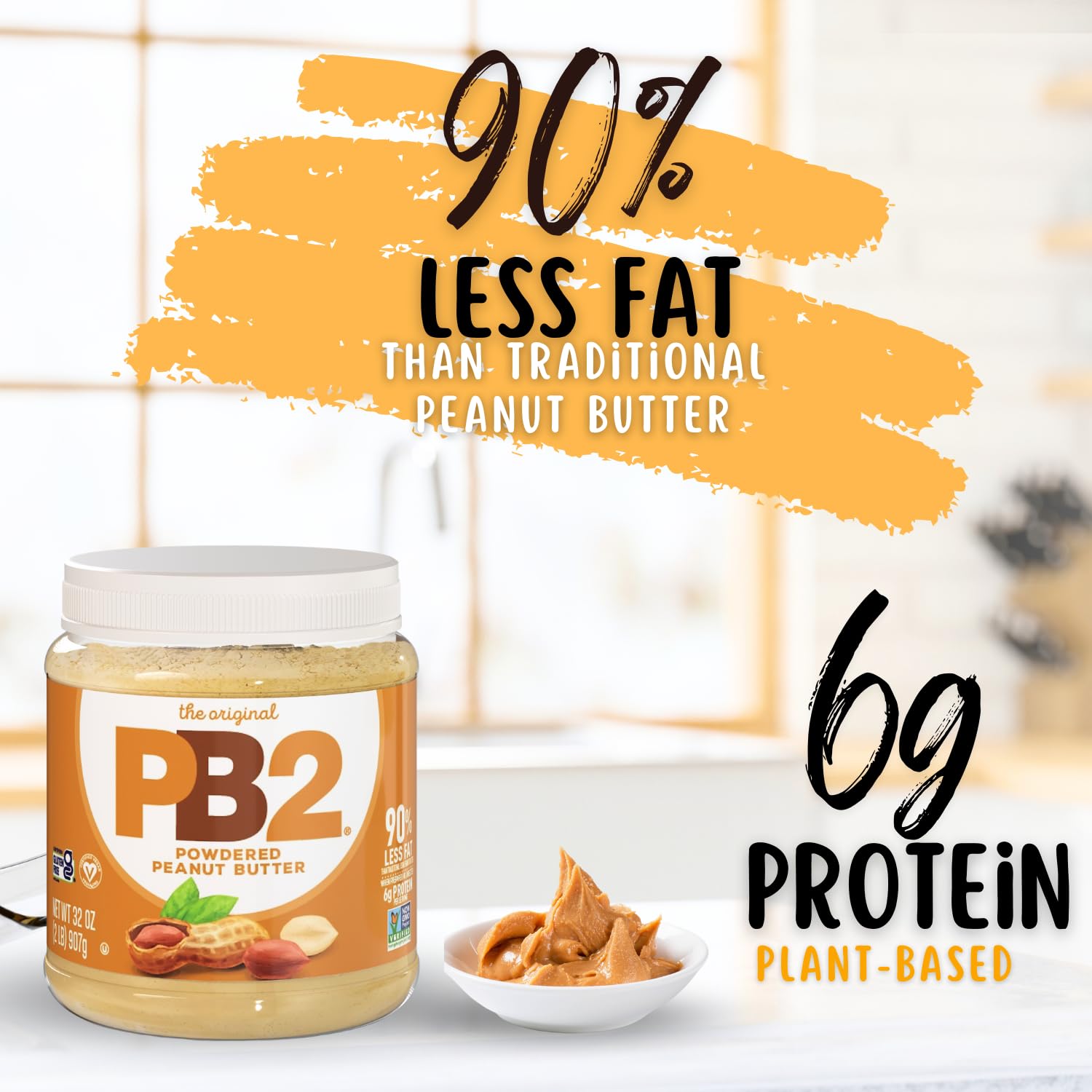PB2_Original_Powdered_Peanut_Butter_-_6g_of_Protein,_Certified_Gluten_Free,_Only_60_Calories_per_Serving,_Perfect_for_Protein_Shakes,_Smoothies,_and_Low-Carb,_Keto_Diets
