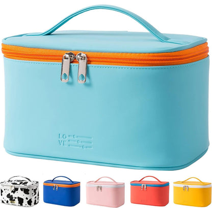 Makeup_Bag_Portable_Travel_Cosmetic_Bag_for_Women,_Beauty_Zipper_Makeup_Organizer_PU_Leather_Washable_Waterproof