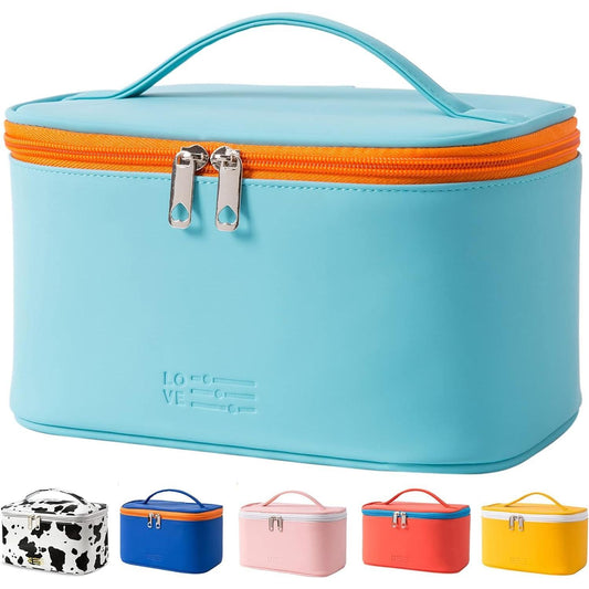Makeup_Bag_Portable_Travel_Cosmetic_Bag_for_Women,_Beauty_Zipper_Makeup_Organizer_PU_Leather_Washable_Waterproof