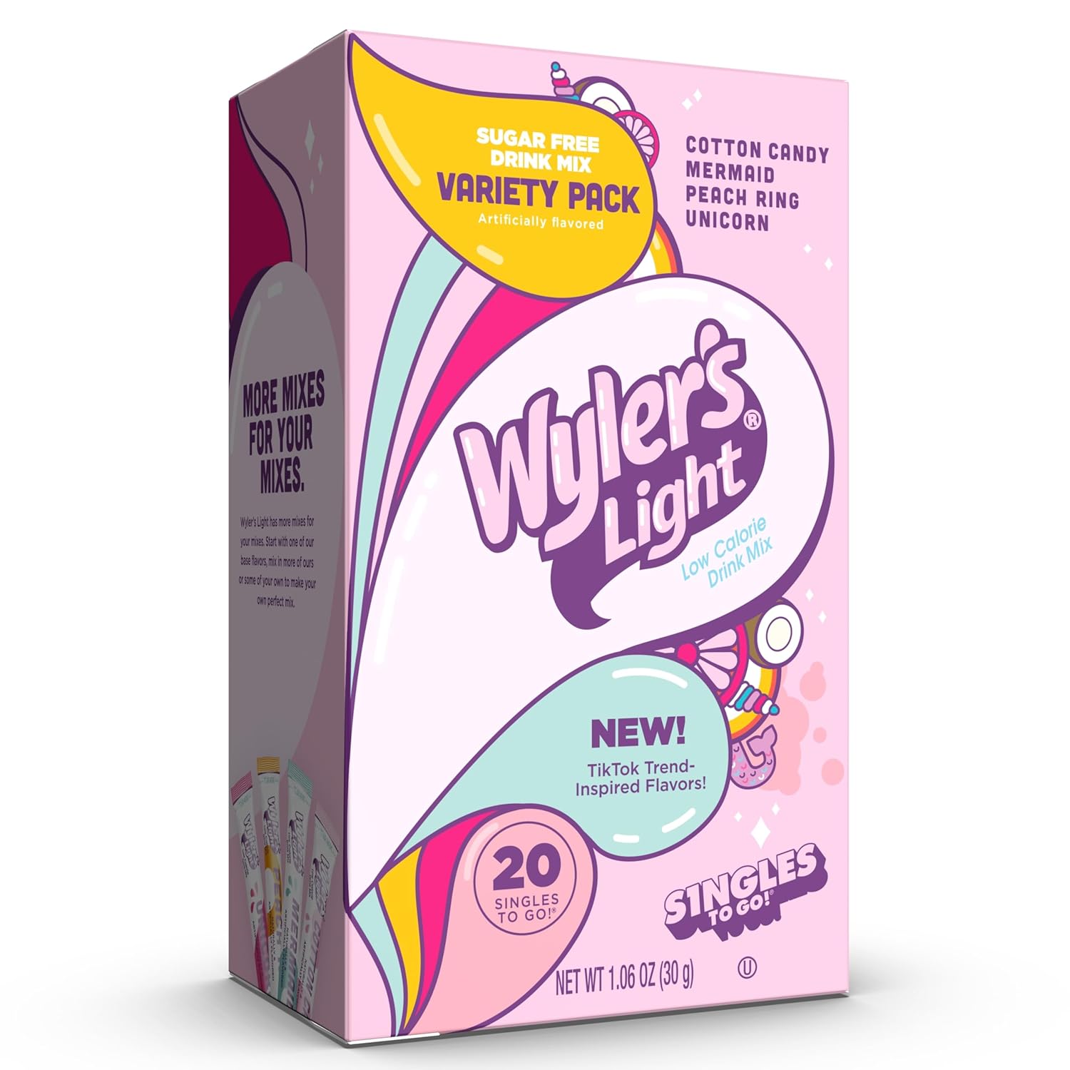 Wyler's_Light_Singles_to_Go_Powder_Packets,_Water_Drink_Mix,_Variety_Pack,_Cotton_Candy,_Mermaid,_Peach_Ring,_Unicorn,_Sugar_&_Caffeine_Free