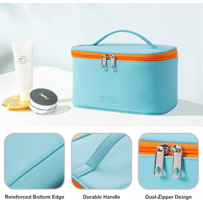 Makeup_Bag_Portable_Travel_Cosmetic_Bag_for_Women,_Beauty_Zipper_Makeup_Organizer_PU_Leather_Washable_Waterproof