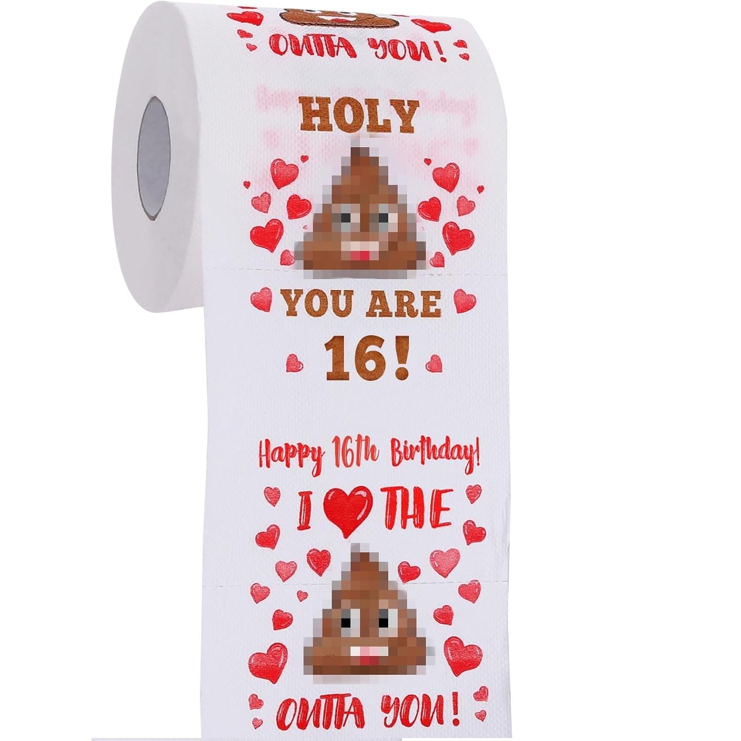 16th_Birthday_Gifts_for_Boy_or_Girl_-_Happy_Prank_Toilet_Paper_-_16th_Birthday_Decorations,_Party_Supplies_Favors_-_Funny_Gag_&_Novelty_Bday_Present_for_Him,_Her,_Friends-_Sweet_16_Year_Old_Gift_Ideas_Box_Wipes