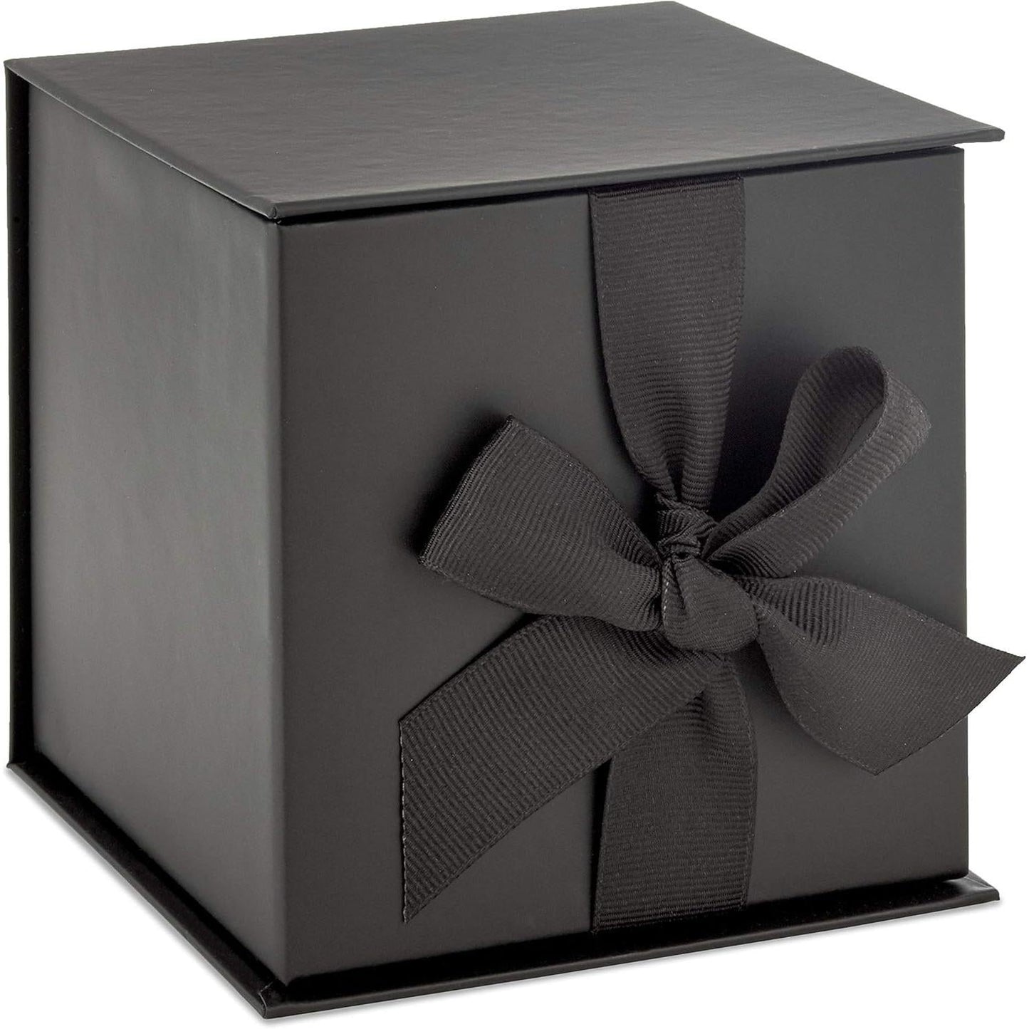 Hallmark_Small_Gift_Box_with_Bow_and_Shredded_Paper_Fill_(Black_4_inch_Gift_Box)_for_Weddings,_Graduations,_Birthdays,_Father's_Day,_Groomsmen_Gifts,_All_Occasion