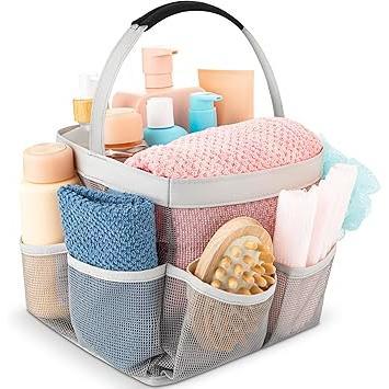 Masirs_Mesh_Shower_Caddy_Bag_-_Portable_Bathroom_Organizer_for_Travel,_Gym,_and_Dorm_-_Collapsible_Toiletry_Holder_for_College_Essentials