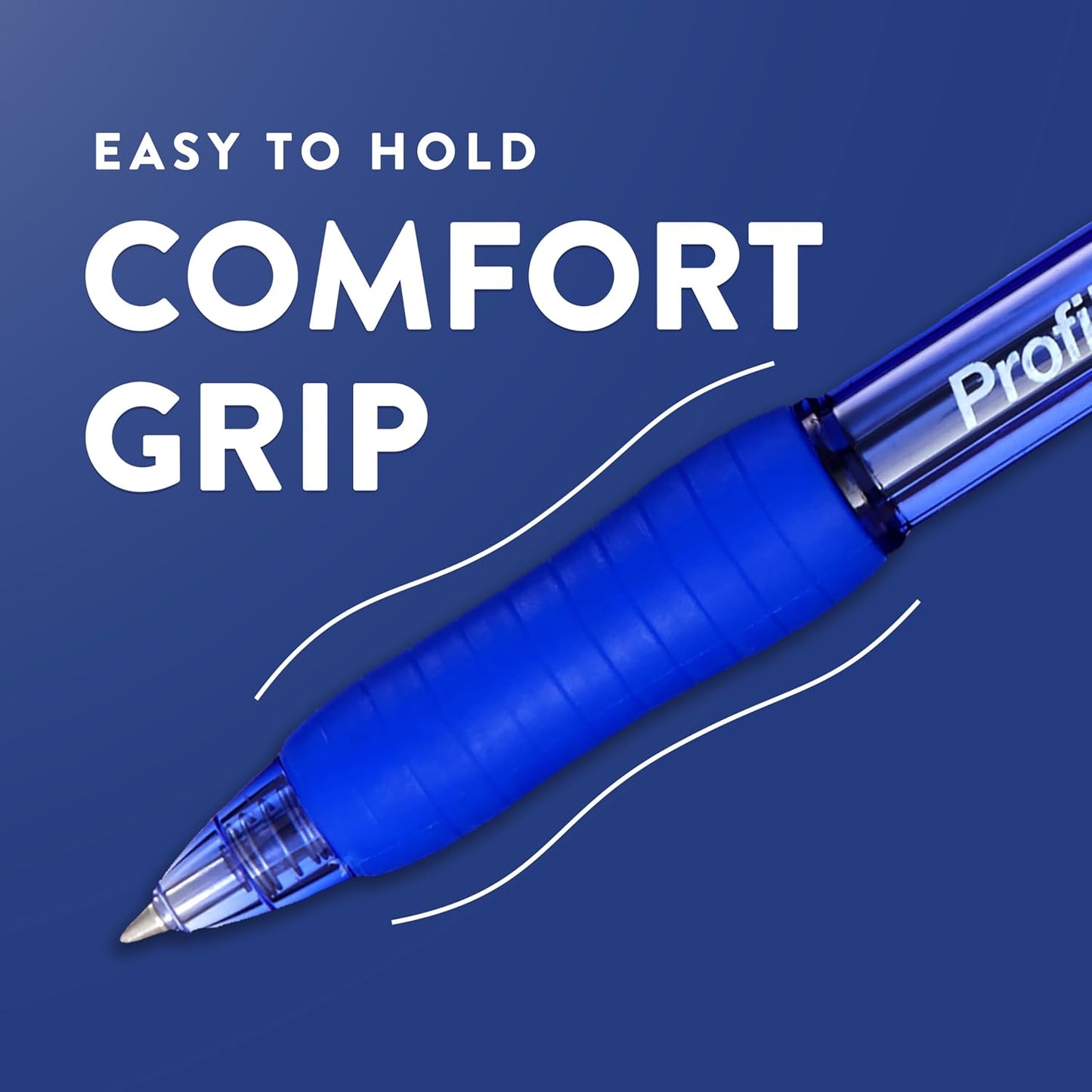 Paper_Mate_Gel_Pen_Profile_Retractable_0.7mm_Black_12_Count