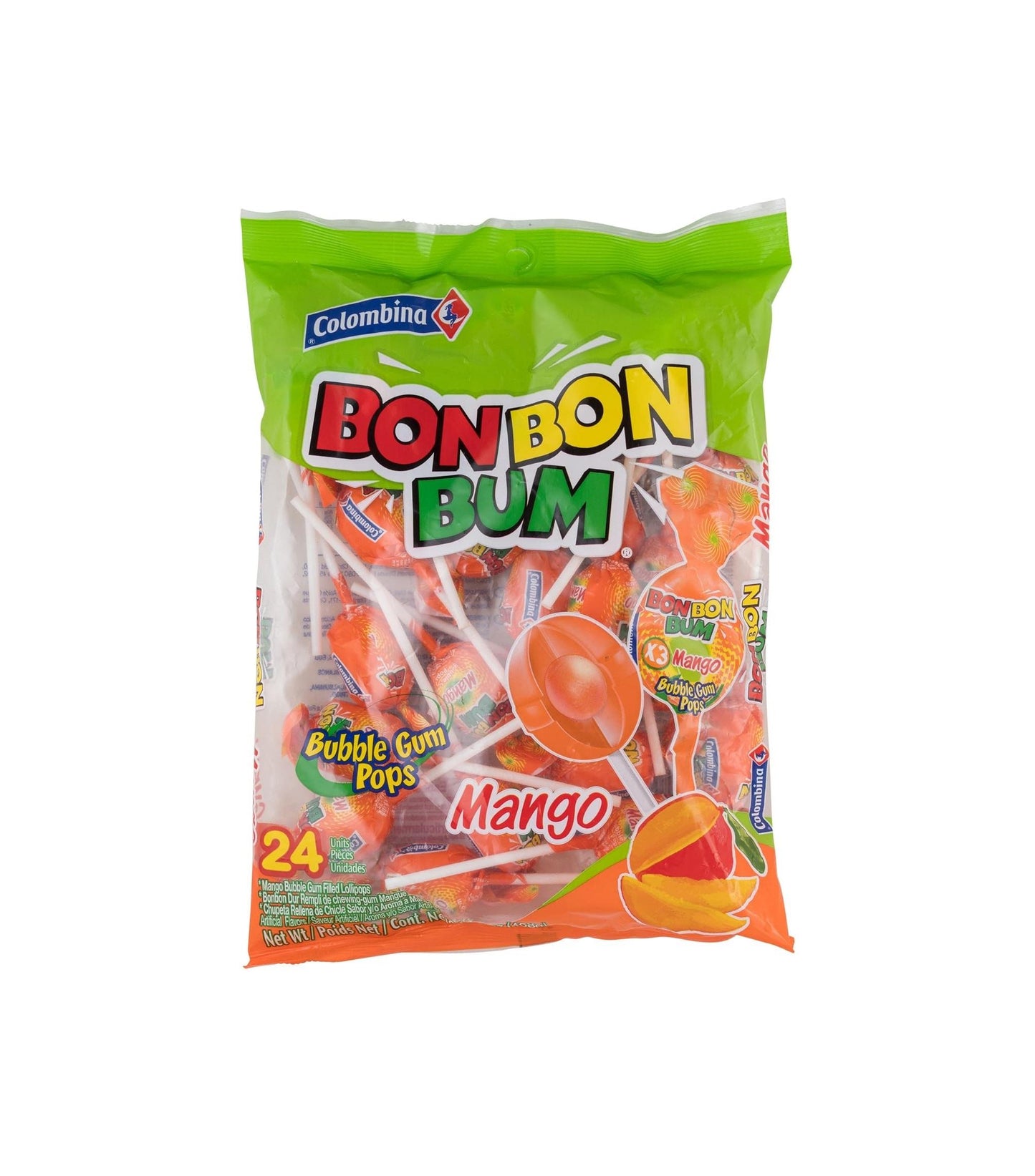 Colombina_Bon_Bon_Bum_Lollipops_w/Bubble_Gum_Center,_Mango_Flavor,_Individually_Wrapped,_Ideal_for_Party_Favors_and_Gifts,_1_Pack_(24_Count)