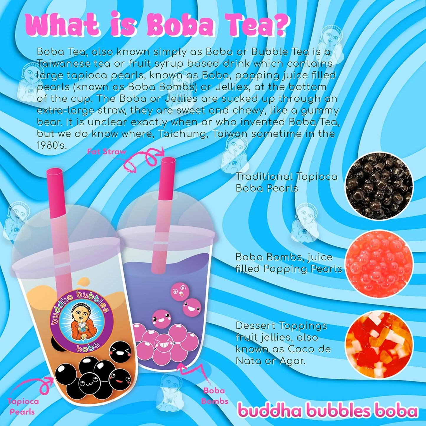 RAINBOW_BOBA_Tea_Real_Tapioca_Pearls_Ready_in_5_Minutes_by_Buddha_Bubbles_Boba_(10_Ounce)