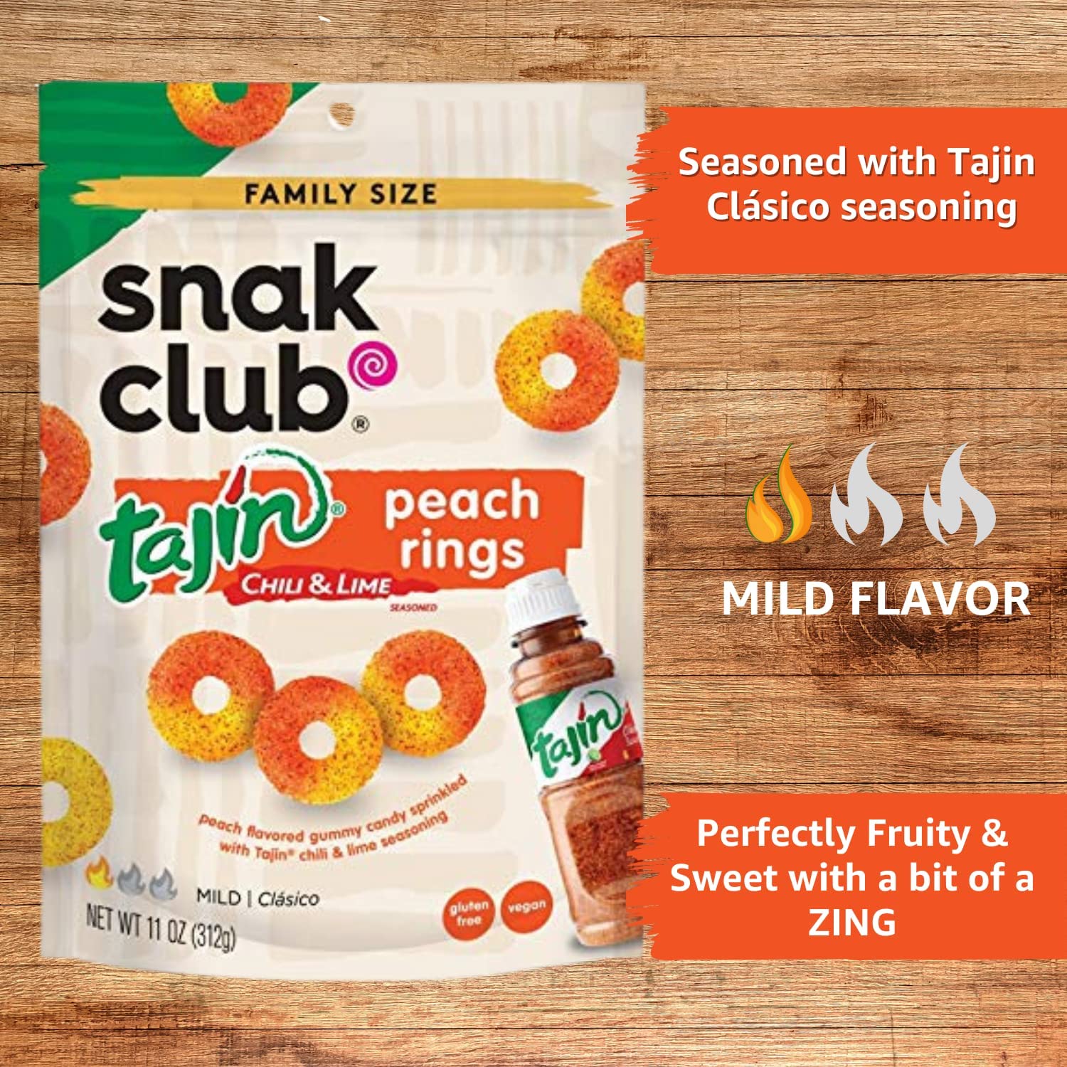 Peach_Rings,_Tajin_Chili_&_Lime_Seasoned,_Sweet_and_Spicy_Gummy_Candy,_Mild_in_Heat_Bold_in_Flavor,_Low-Fat,_Vegan,_Gluten-Free_Snack,_Family_Size,_11_Ounce