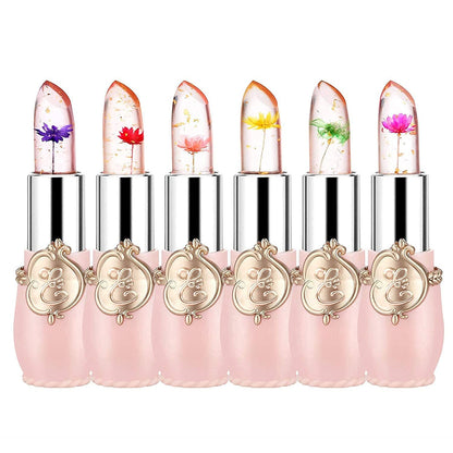 Pack_of_6_Crystal_Flower_Jelly_Lipstick,_FirstFly_Long_Lasting_Nutritious_Lip_Balm_Lips_Moisturizer_Magic_Temperature_Color_Change_Lip_Gloss_(Pink)_Makeup_Moisturizing_Waterproof_Cocoa_Jojoba_Nourishing_Vitamins_Hydrate_Moisture