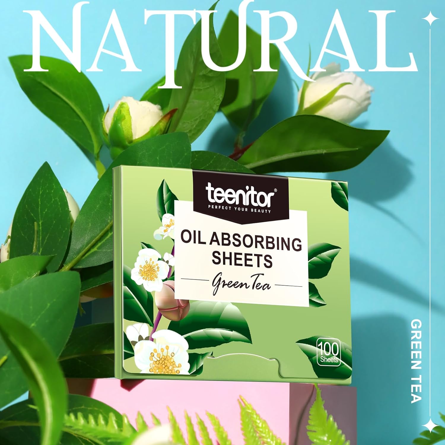 Teenitor_Oil_Blotting_Sheets_for_Face,_800_Sheets_Natural_Green_Tea_Oil_Control_Film,_Oil_Absorbing_Sheets_for_Oily_Skin_Care,_Blotting_Paper_Makeup_Cosmetic