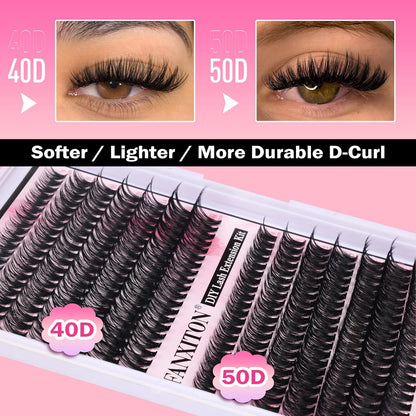 FANXITON_DIY_Lash_Extension_Kit_D_Curl_volume_lash_clusters_(40D+50D)