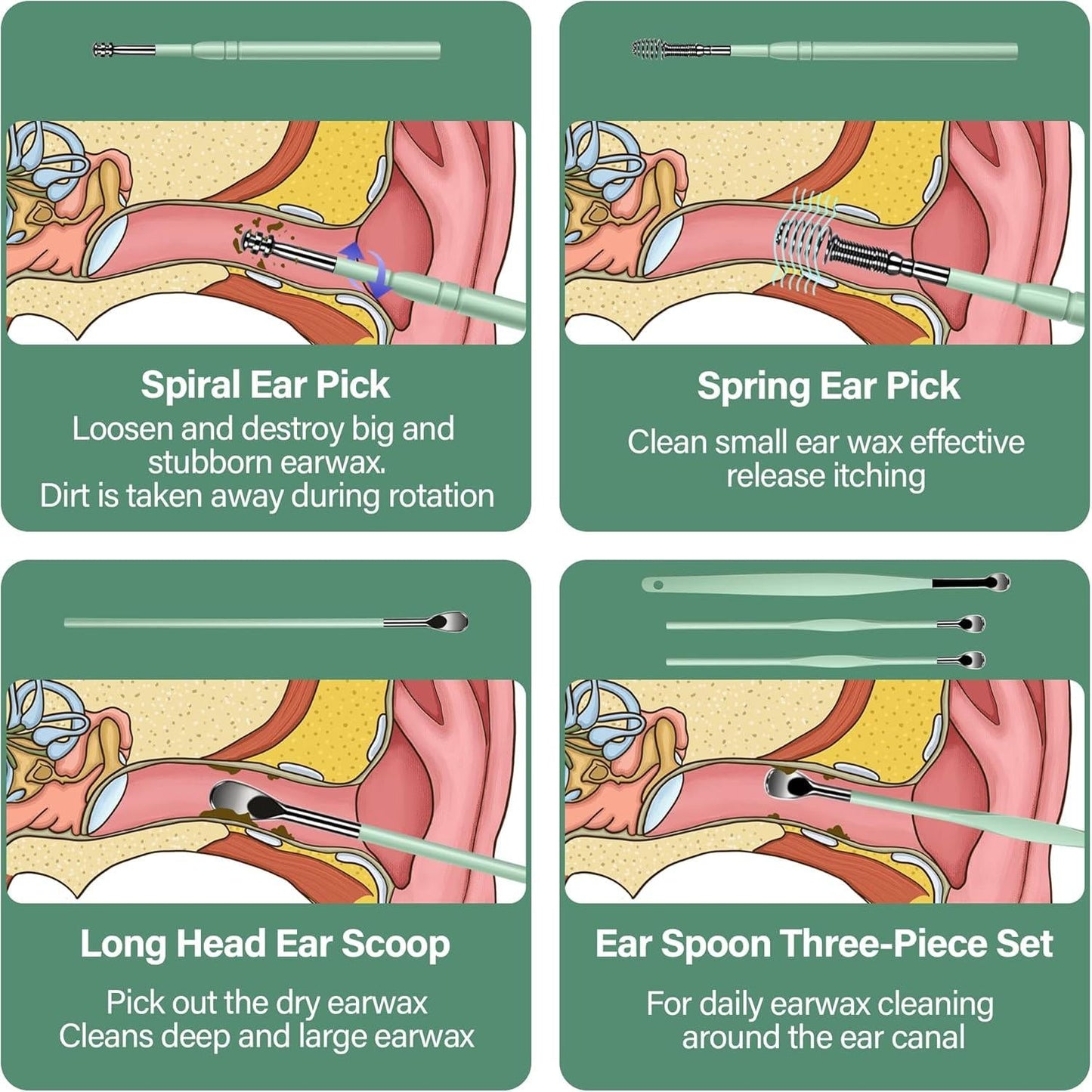 POZILAN_Ear_Cleaning_Kit_with_LED_Light_-_15_Pack_Ear_Wax_Removal_Kit_for_Kids_and_Adults,_Earwax_Spoon_Digger_&_Tweezers_for_Ear_Cleaning_Tool_Present_Set
