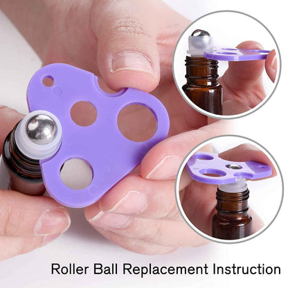 PrettyCare_Essential_oil_Roller_Bottles_for_Oils_10ml_Glass_Amber_Perfume_Bottles_Empty_with_Extra_Roller_Balls,_Opener,_Funnel,_Pipette,_Labels
