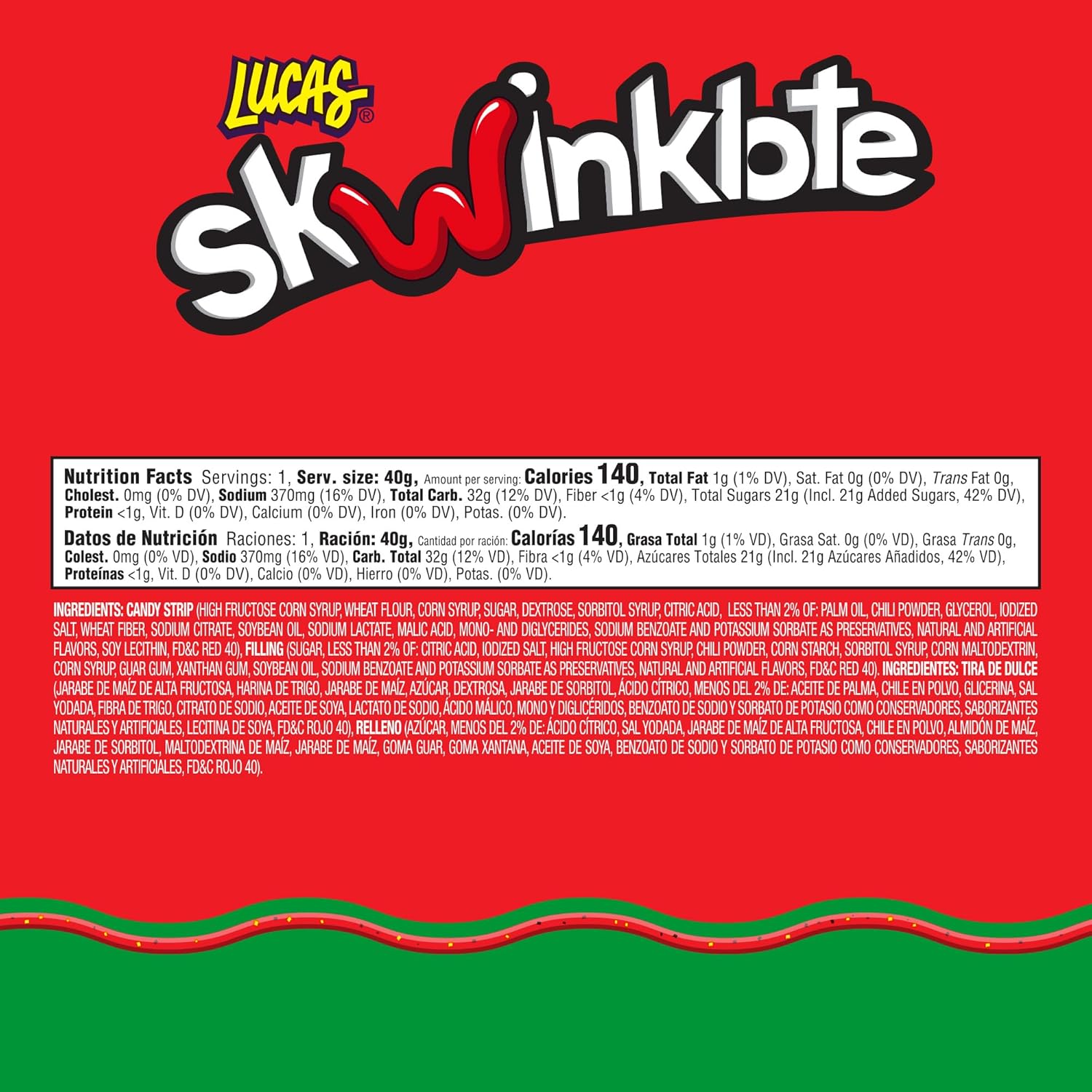 Lucas_Skwinklote_Watermelon_Flavor_Sweet_and_Sour_Candy_Strip_1.41oz_-_6_Pieces_Pack_for_Treats,_Snack,_Parties_&_Piñatas_-_Bonbon