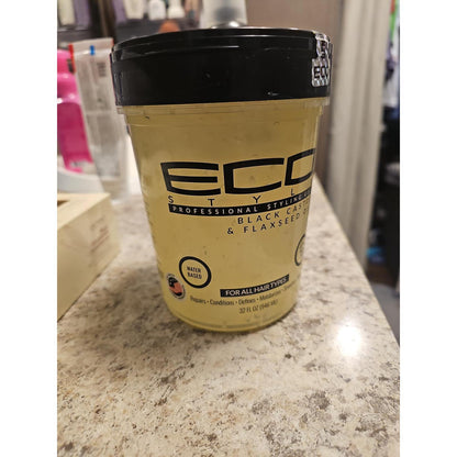 Eco_Style_Black_Castor_and_Flaxseed_Oil_Styling_Gel_-_Helps_Nourish_and_Repair_Damaged_Hair_-_Promotes_Healthy_Scalp_-_8_oz_Haircare_Moisture