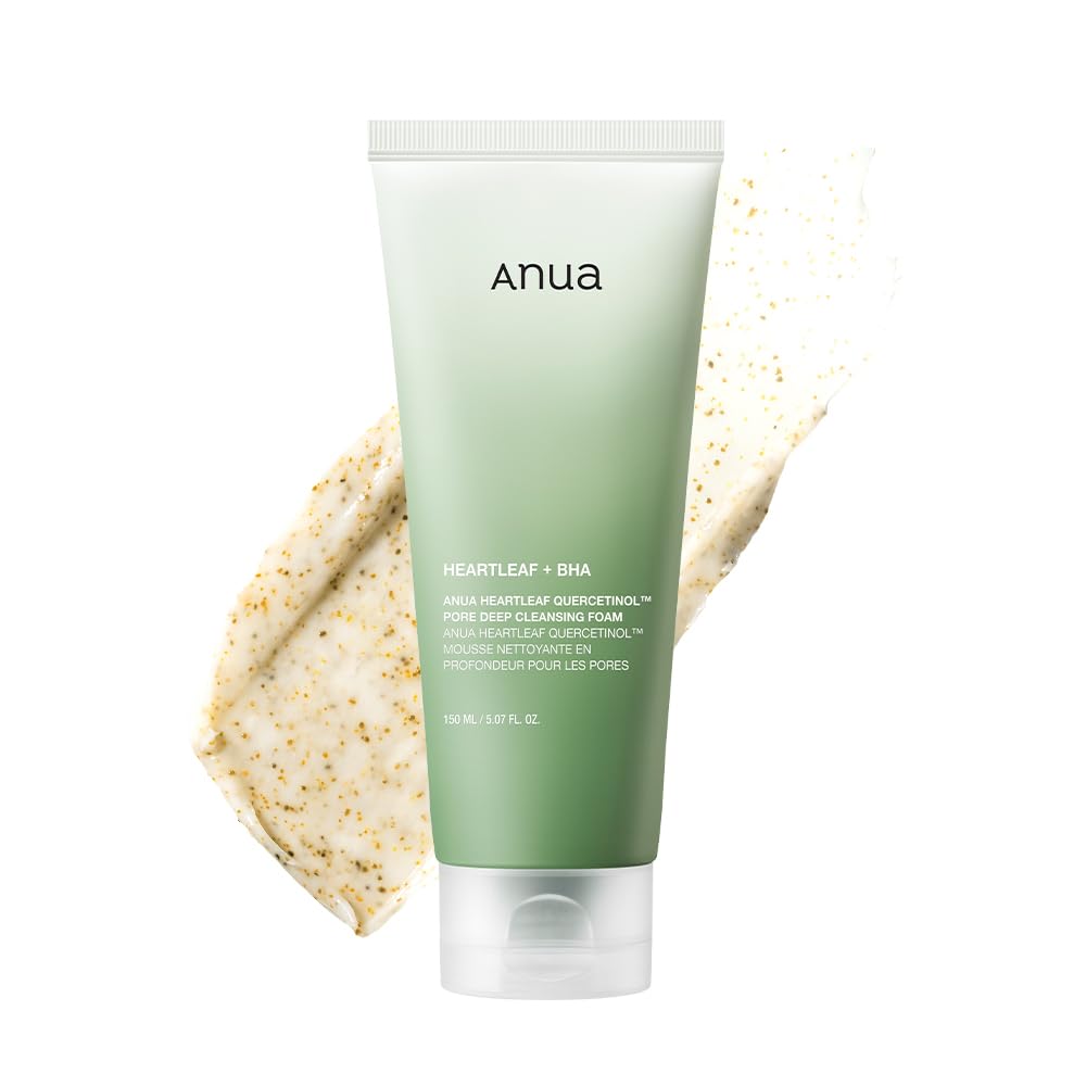 ANUA_Heartleaf_Quercetinol_Pore_Deep_Cleansing_Foam,_Facial_Cleanser,_for_Double_Cleansing,_BHA,_Hyaluronic_Acid,_Glycerin,_Face_Wash