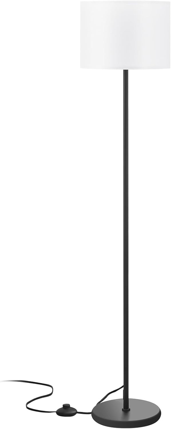 Modern_Floor_Lamp_Simple_Design_with_White_Shade,_Foot_Pedal_Switch,_60"_Small_Tall_Lamps_for_Living_Room_Bedroom_Office_Dining_Room_Kitchen,_Black_Pole_Lamp(Without_Bulb)