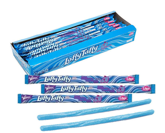 Laffy_Taffy_Rope_Blue_Raspberry_3/99C,0.81_ounces,_24_Count_(SUGAR_CANDY)