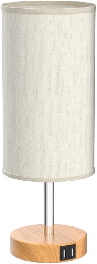 Yarra-Decor_Bedside_Table_Lamp_with_USB_Port_-_Touch_Control_for_Bedroom_Wood_3_Way_Dimmable_Nightstand_Lamp_with_Round_Flaxen_Fabric_Shade_for_Living_Room,_Dorm,_Home_Office_(LED_Bulb_Included)