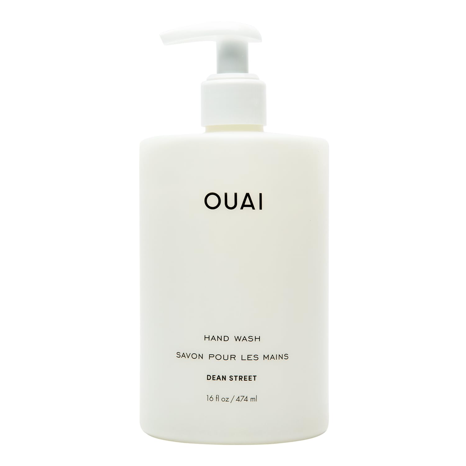 OUAI_Hand_Wash,_Dean_Street_-_Liquid_Hand_Soap_with_Jojoba,_Avocado,_&_Rose_Hip_Oil_for_Replenished_Skin_-_Gentle_Exfoliating_Kitchen_&_Bathroom_Soap_(16_Fl_Oz)