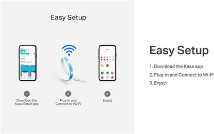 Kasa_Smart_LED_Light_Strip,_16.4ft/32.8ft(2_Rolls_of_16.4ft.)_WiFi_LED_Strip_Works_with_Alexa,_Google_Home,_SmartThings,_High_Brightness_with_16_Million_Colors,_RGB,_Grouping,_Adjustable_Length,_Up_to_25,000_Hours