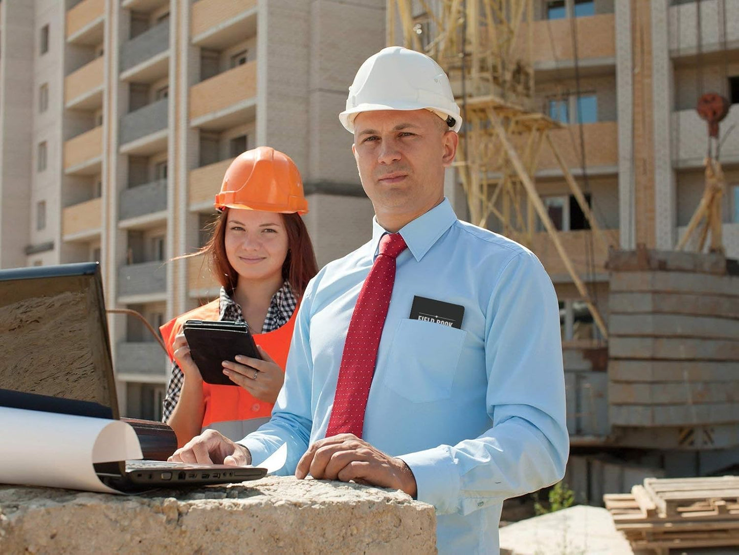 Elan_Publishing_Company_Field_Notebook/Pocket_Journal_-_3.5"x5.5"_Black_Graph_Memo_Book_Pack_of_5