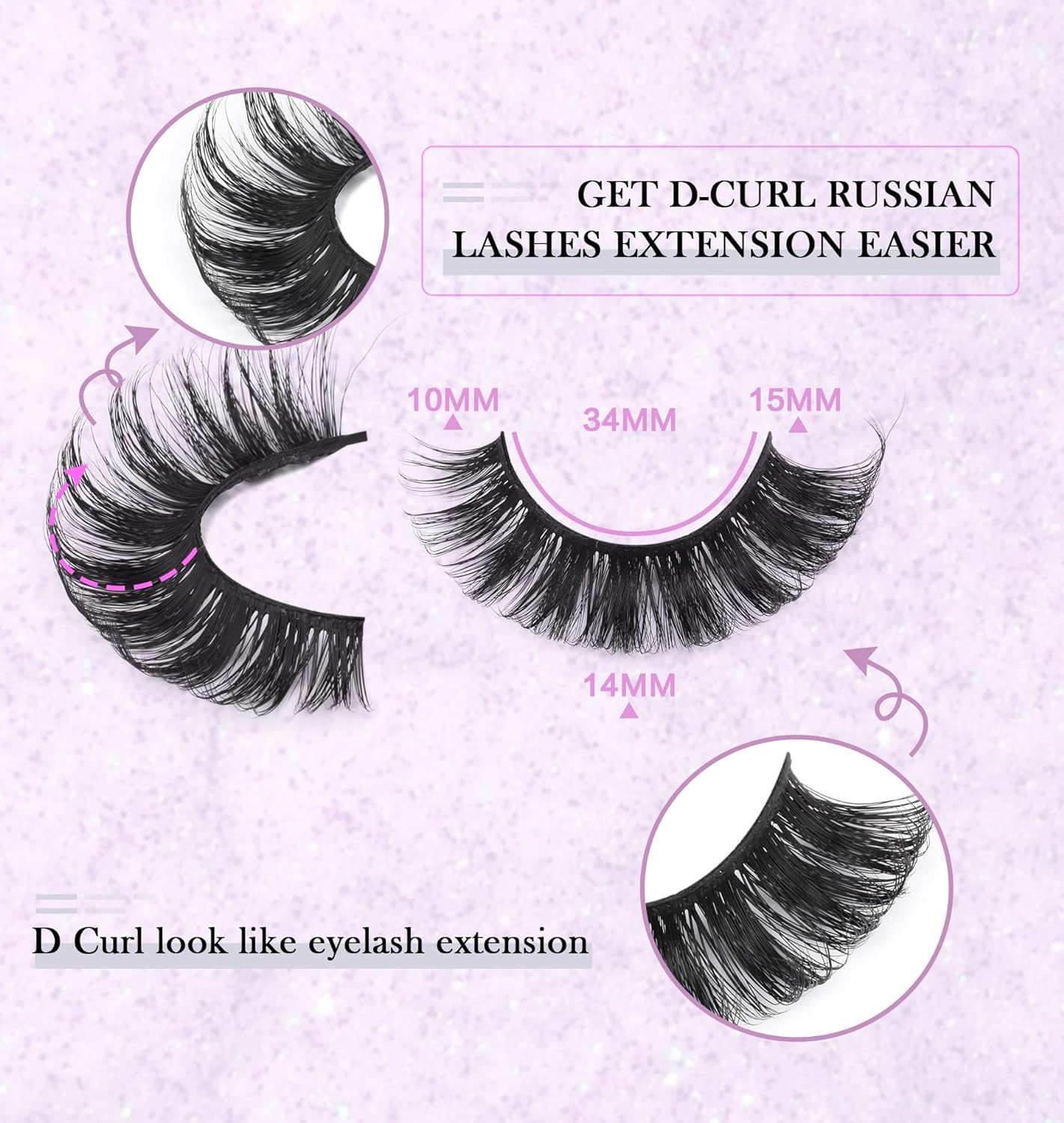False_Eyelashes_Russian_Strip_Lashes_Fluffy_Fake_Eyelashes_Extension_D_Curl_Wispy_Handmade_Soft_Reusable_14_Pairs_Lashes_Pack_Eyelash_Extensions_Makeup_Cosmetic_Lash_Extensions_Eyelash_Extension_Eyelash_Extension_Lash_Extension