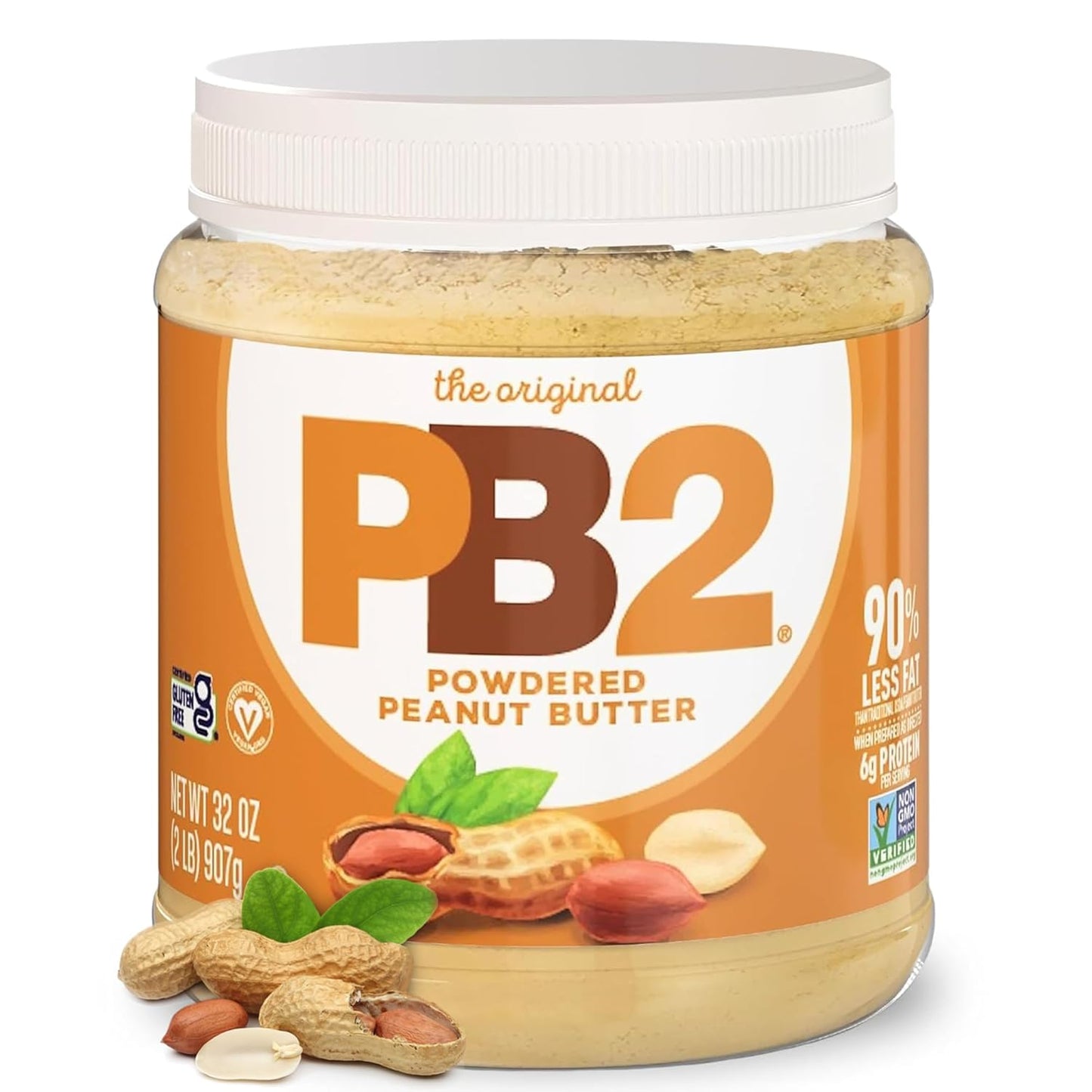 PB2_Original_Powdered_Peanut_Butter_-_6g_of_Protein,_Certified_Gluten_Free,_Only_60_Calories_per_Serving,_Perfect_for_Protein_Shakes,_Smoothies,_and_Low-Carb,_Keto_Diets