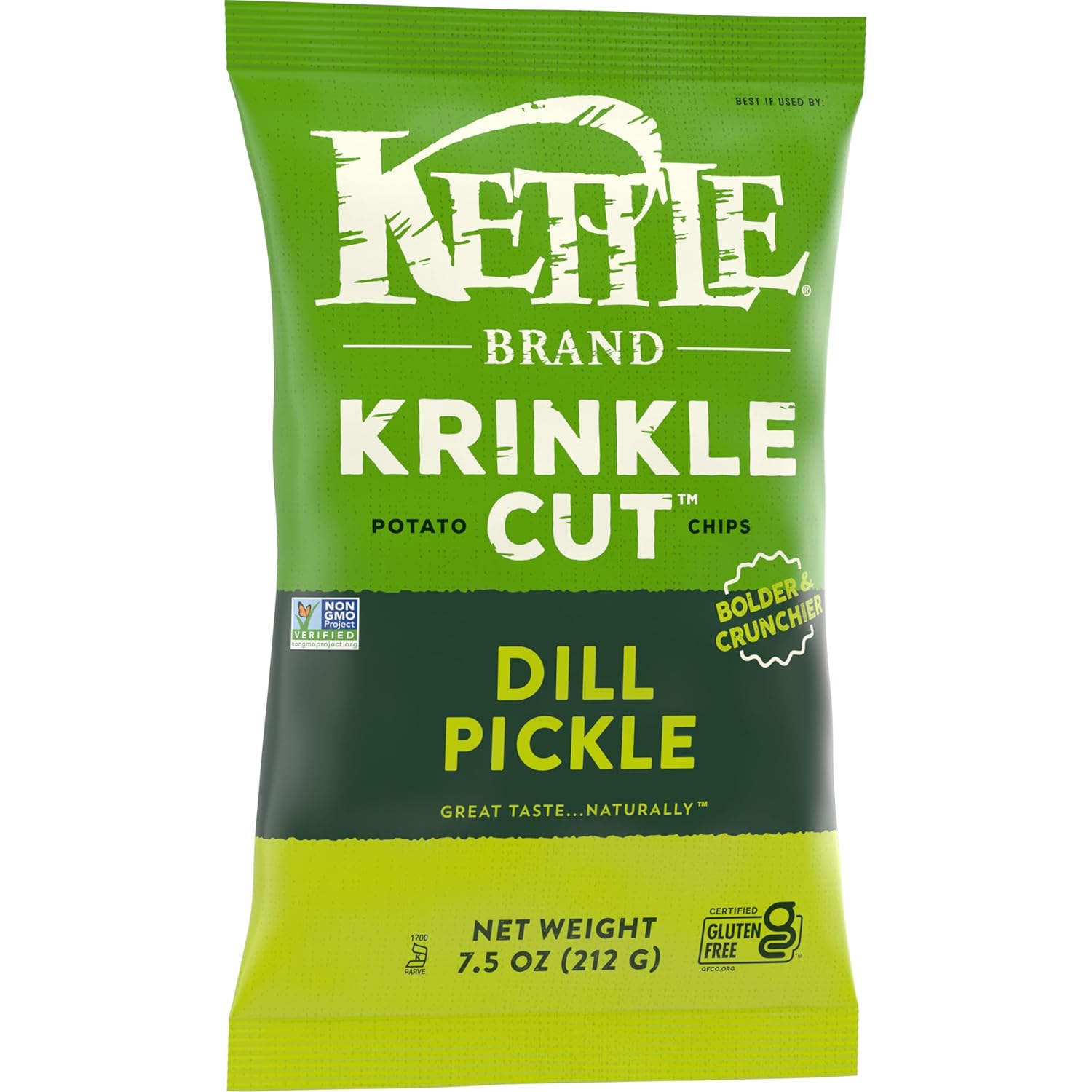 Kettle_Brand_Potato_Chips_Krinkle_Cut_Dill_Pickle,_7.5_Oz