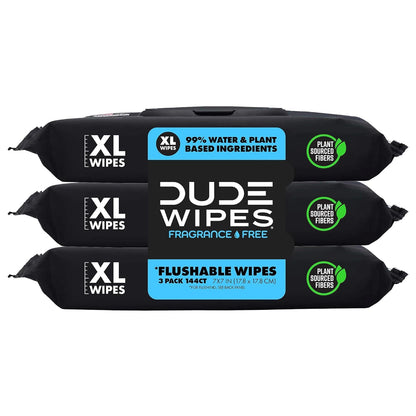 DUDE_Wipes,_3_Pack,_144_Wipes,_Unscented_Extra-Large,_Vitamin-E_&_Aloe_for_at-Home_Use,_Septic_and_Sewer_Safe_Toilet_Aloe_Vera_Cleaning_Napkin