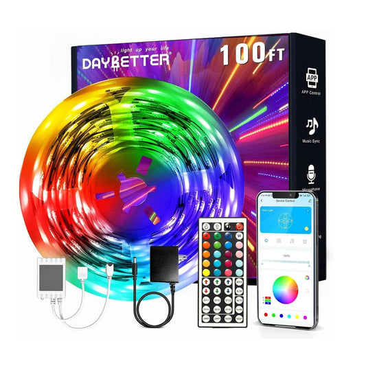 LED_Strip_Lights_100_ft,_Smart_Light_with_App_Remote_Control,_RGB_LED_Lights_for_Bedroom,_Music_Sync_Color_Changing_Lights_for_Room_Home_Decor_Party_Festival(1_Roll)
