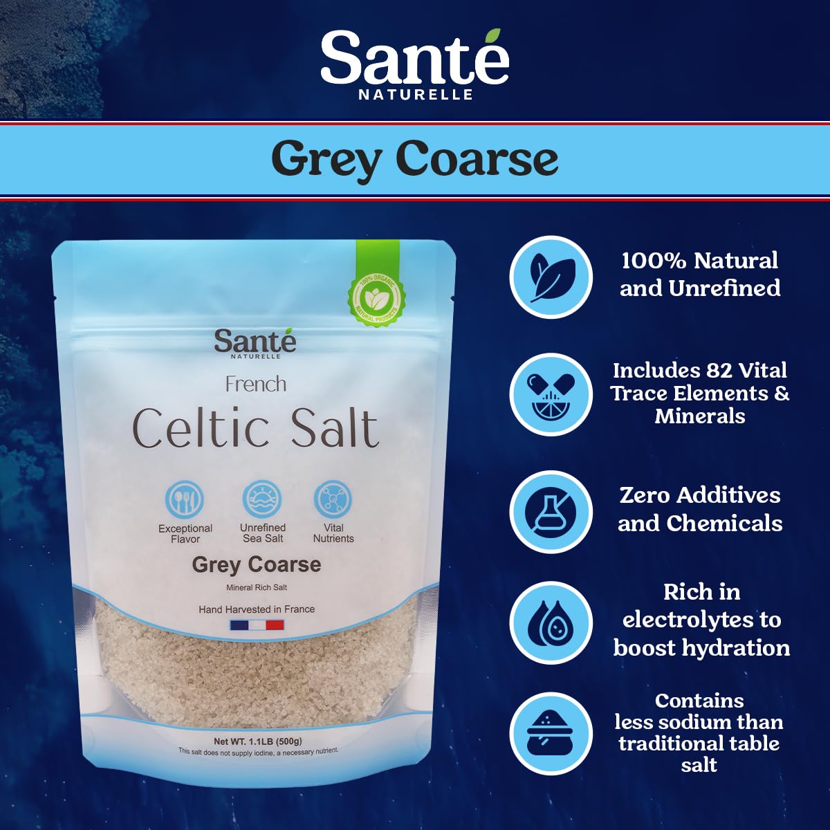 Sante_Grey_Coarse_Sea_Salt_From_the_Celtic_Sea_-_1.1lb_Unrefined_French_Sea_Salt,_100%_Natural,_Rich_in_82+_Minerals,_Flavor_&_Savory