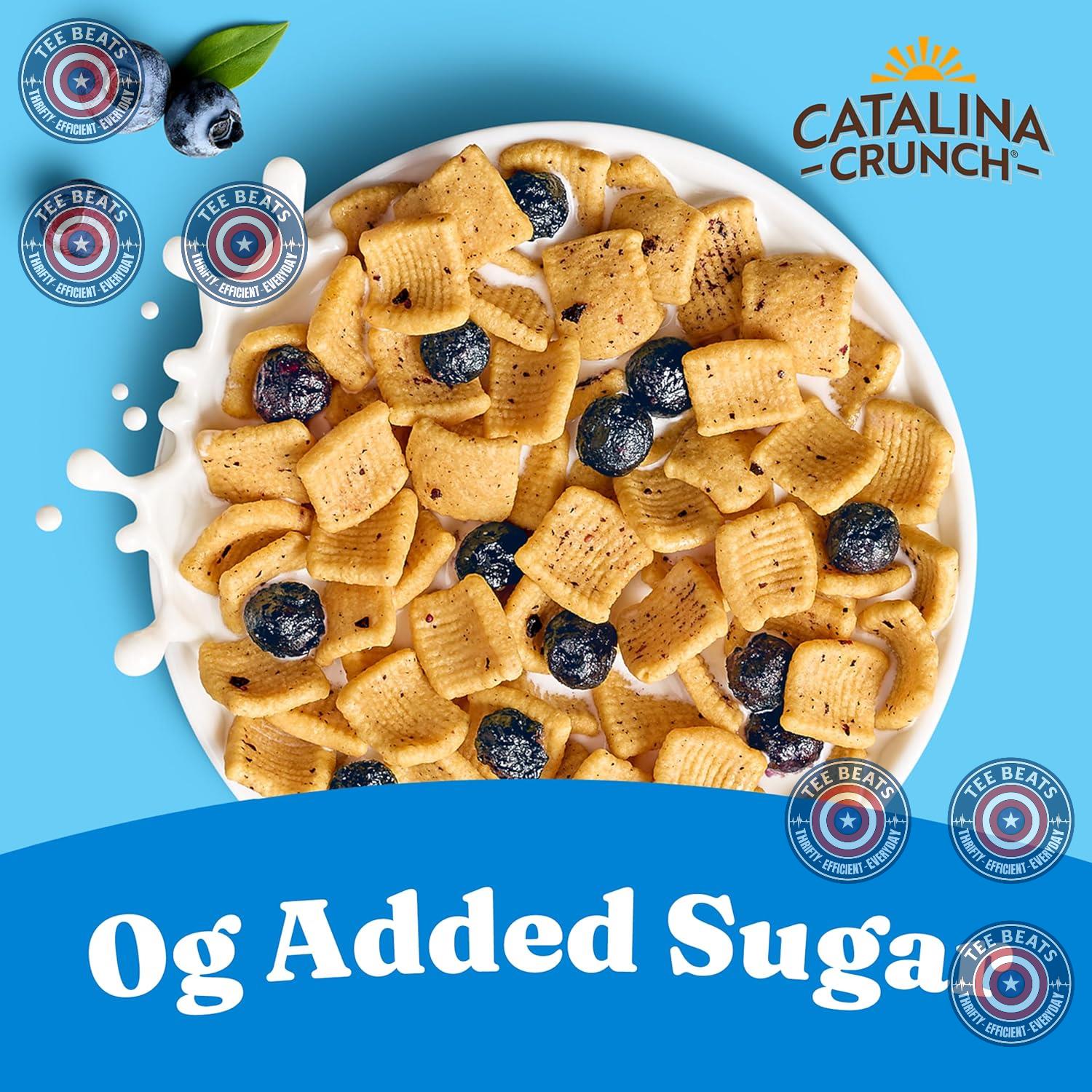 Catalina_Crunch_Protein_Cereal_-_Breakfast_Cereal_with_10g_of_Protein,_No_Added_Sugar_-_Gluten_Free,_Keto_Friendly_-_Blueberry_Muffin_-_8_oz._Bag_(Pack_of_1)