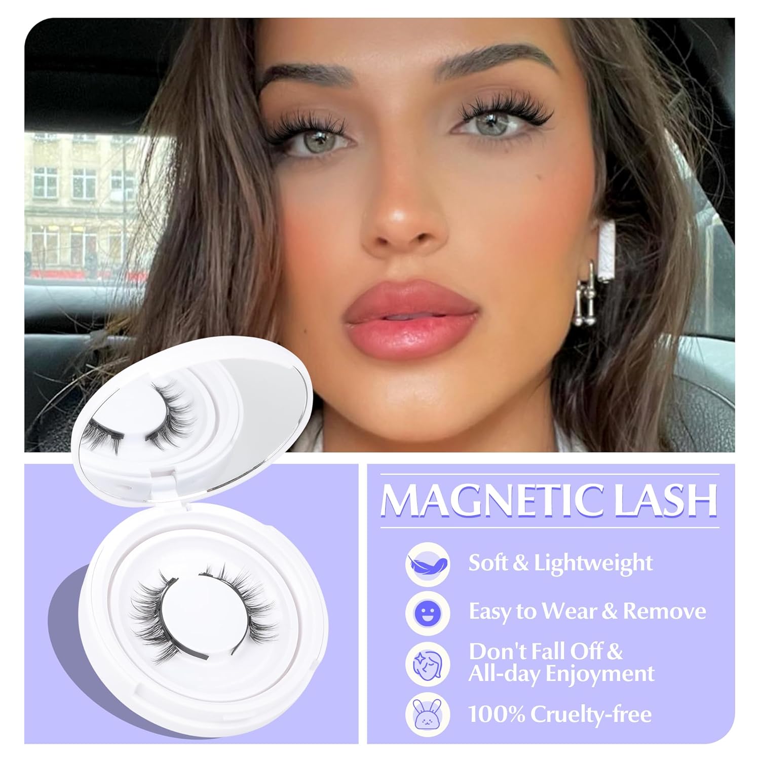 ALICE_Magnetic_Eyelashes_Natural_Look,_Reusable_Manga_Magnetic_Lashes_Kit_with_Applicator,_No_Glue_Needed_Magnetic_Eyelashes_Kit,_Easy_to_Wear_and_Remove_for_All-Day_Comfort_Makeup_Cosmetic_Lash_Extensions_Eyelashes_Extensions_Eyelash_Extension