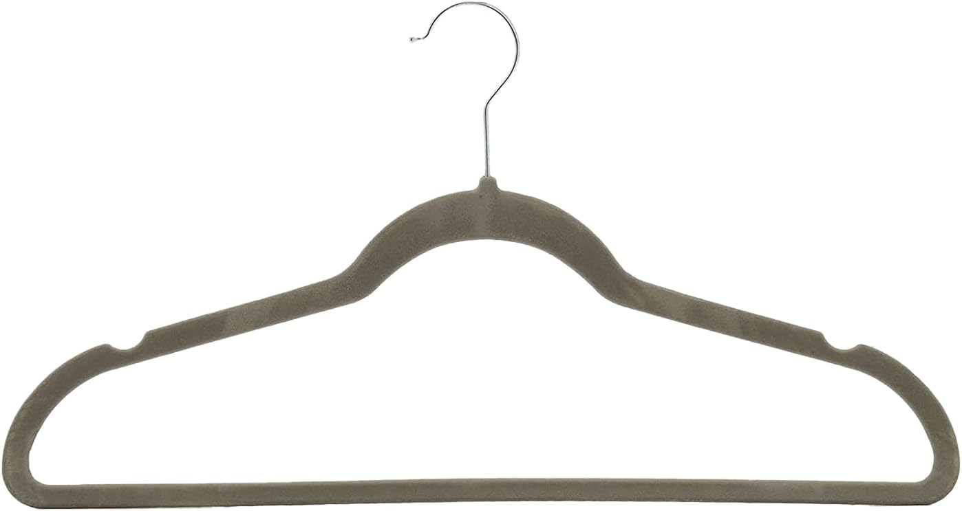 Amazon_Basics_Slim_Velvet_Non-Slip_Space_Saving_Suit_Clothes_Hangers,_Sturdy_Metal,_Gray/Silver,_30-Pack