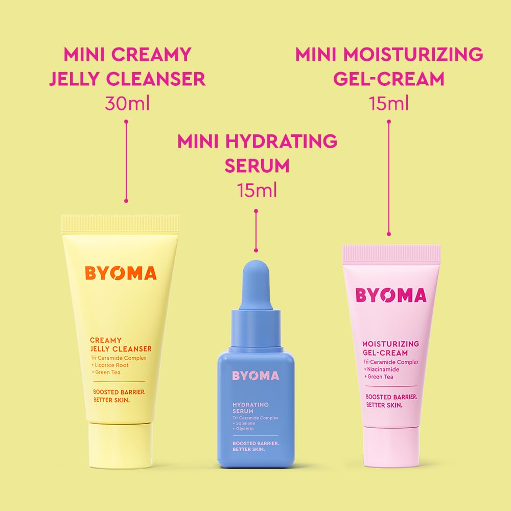 BYOMA_So_Hydrating_Set_-_Barrier_Repair_Skincare_Set_-_Creamy_Jelly_Cleanser,_Hydrating_Face_Serum_&_Ceramide_Face_Moisturizer_for_Dry_Skin_-_Anti_Wrinkle,_Alcohol_Free_Skin_Care_-_30ml,_15ml,_15ml